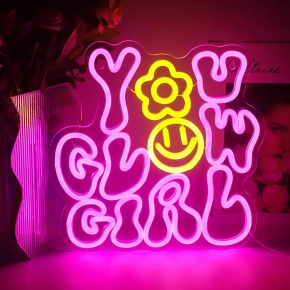 Other - You Glow Girl LED Neon Light Sign